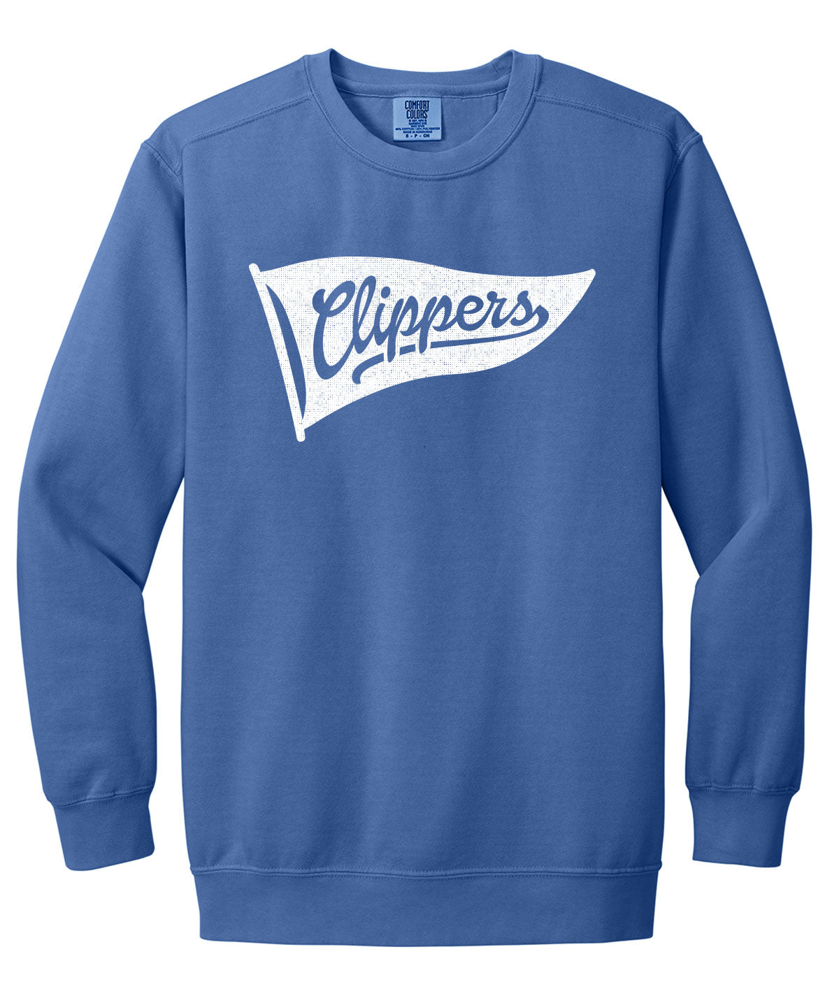 Clippers Customizable Comfort Color Crewneck Sweatshirt