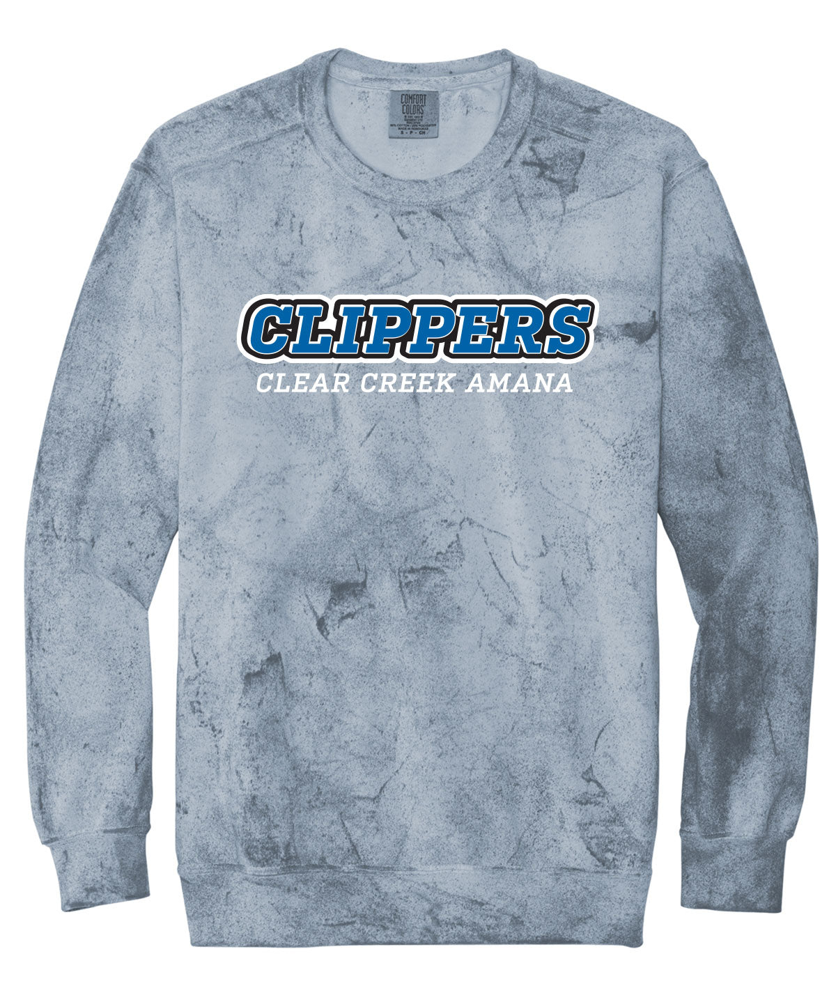 Clippers Customizable Comfort Colorblast Crewneck Sweatshirt