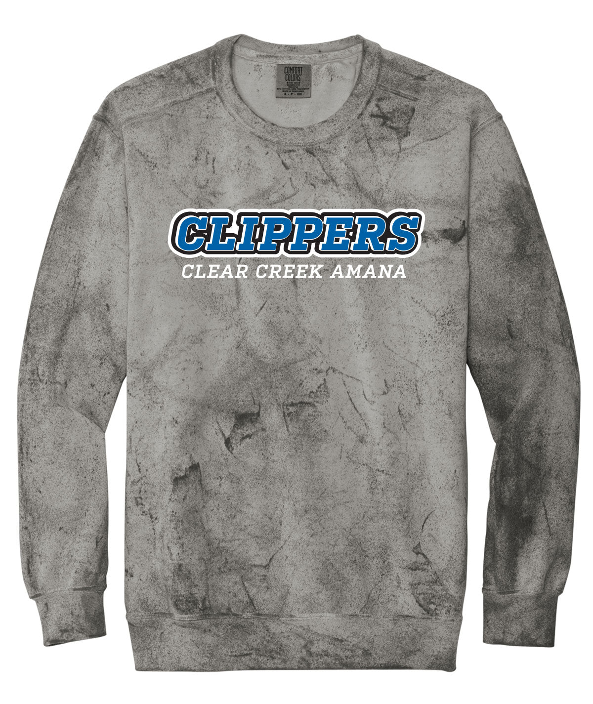 Clippers Customizable Comfort Colorblast Crewneck Sweatshirt