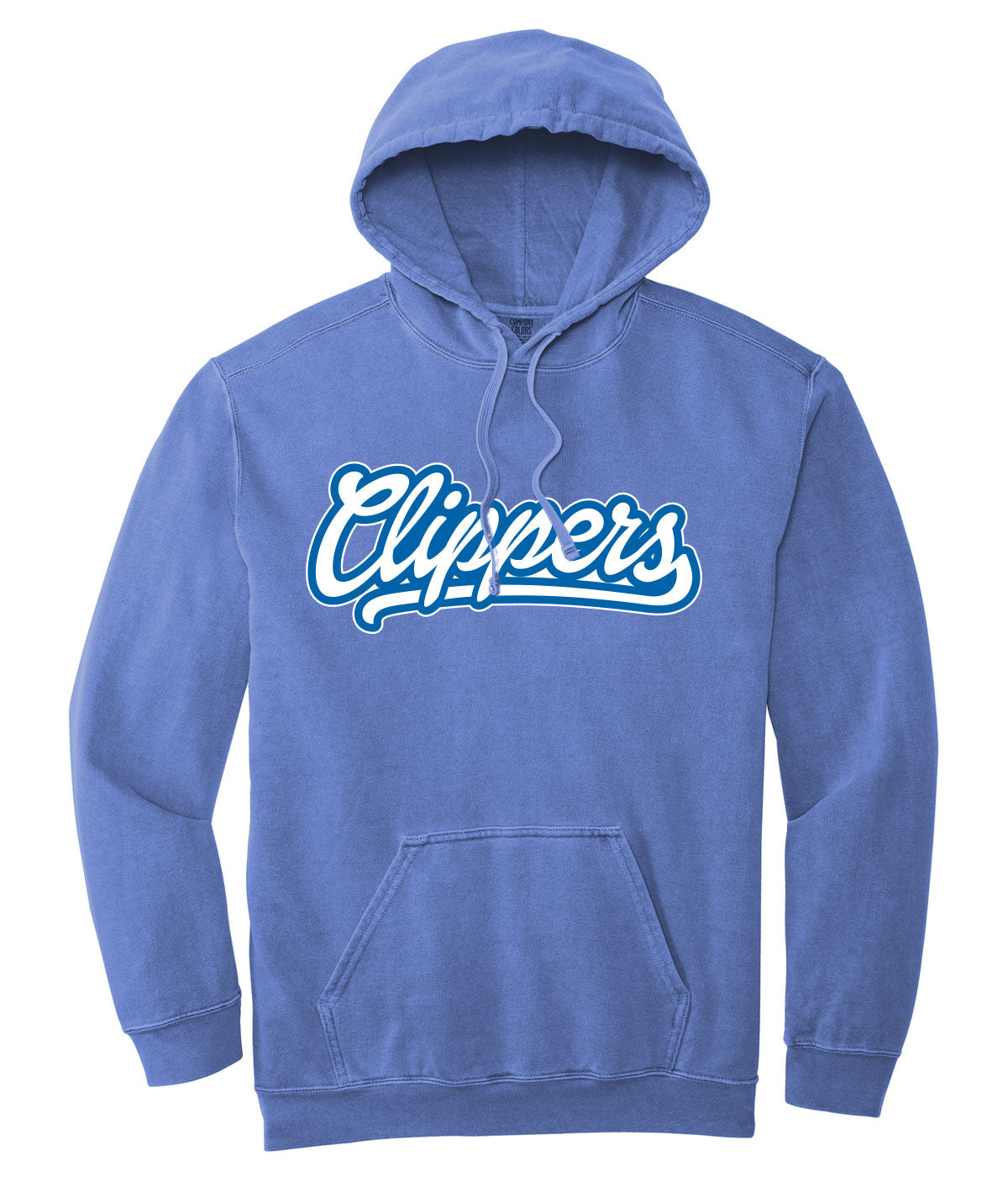 Clippers Customizable Comfort Color Hooded Sweatshirt