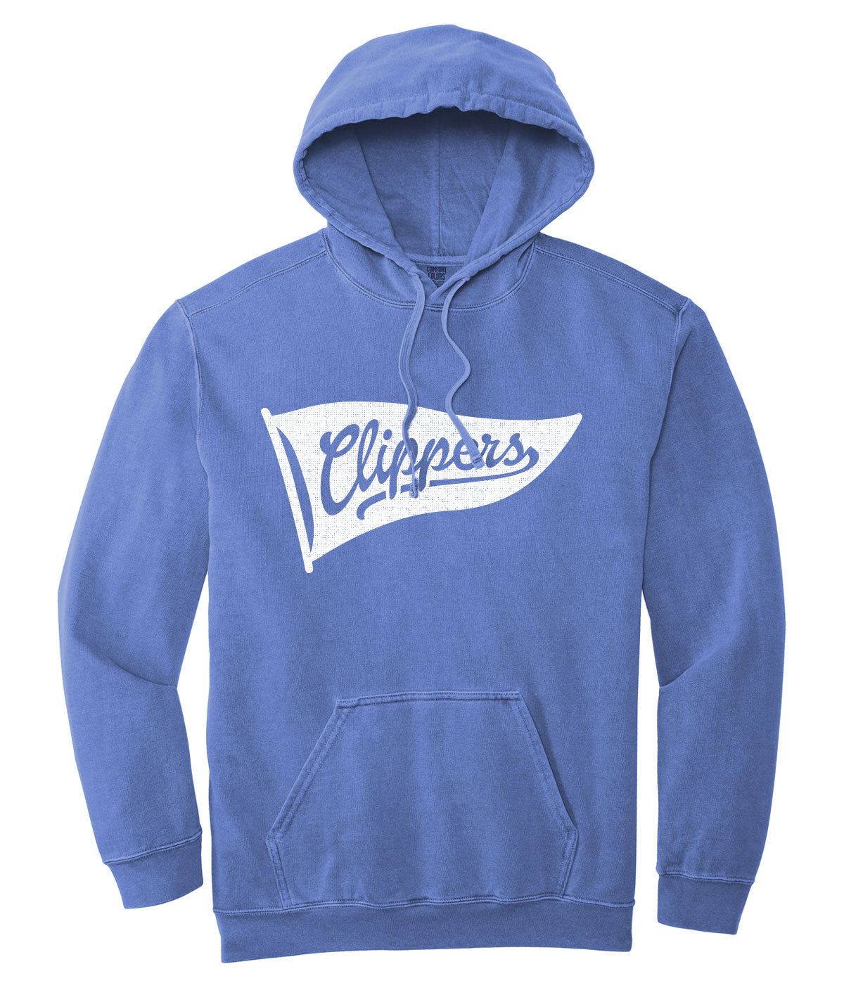 Clippers Customizable Comfort Color Hooded Sweatshirt