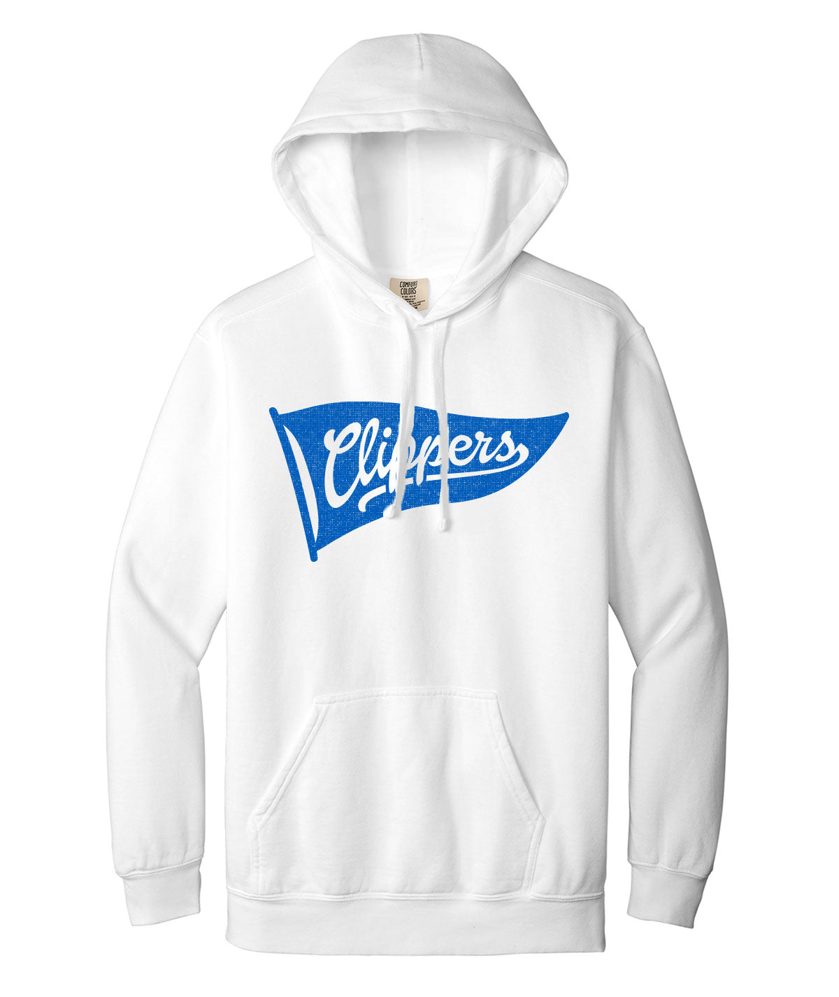 Clippers Customizable Comfort Color Hooded Sweatshirt