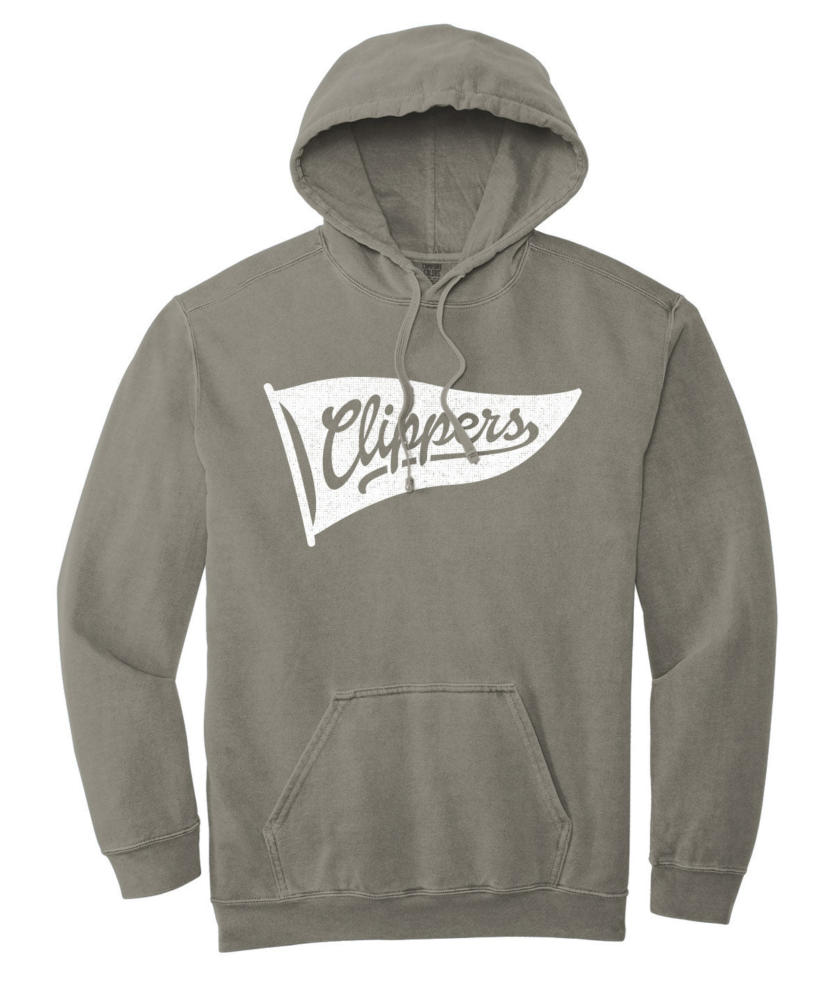 Clippers Customizable Comfort Color Hooded Sweatshirt