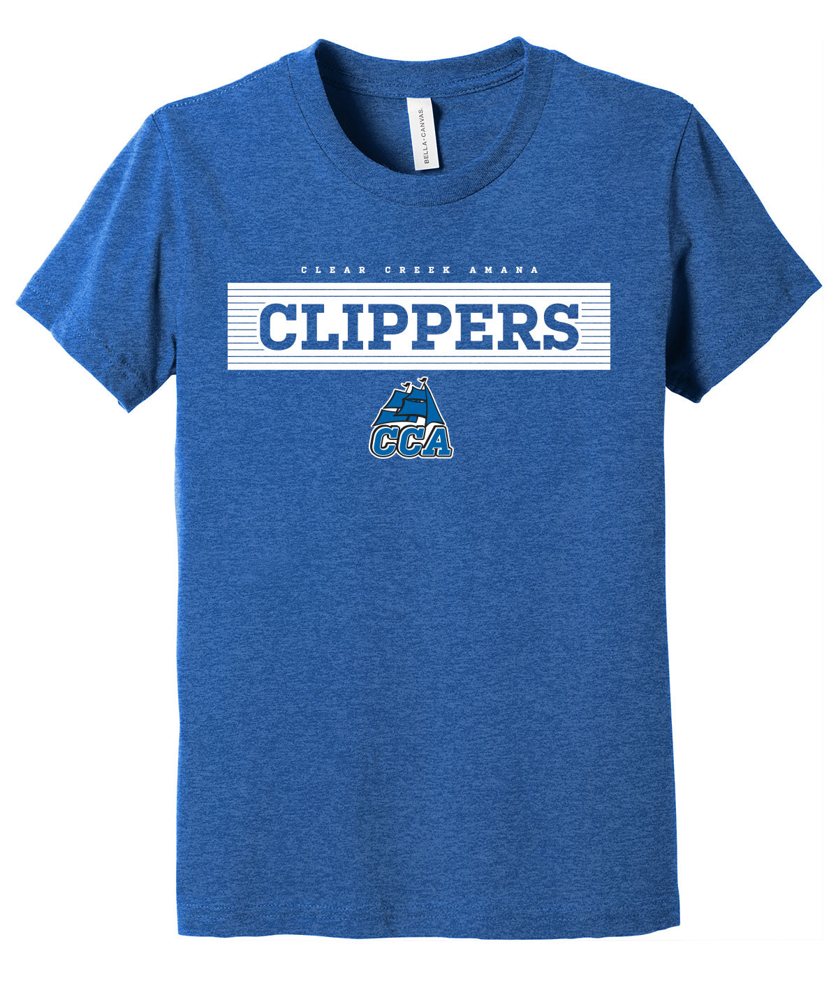 Clippers Stripe Softstlye Youth Tee