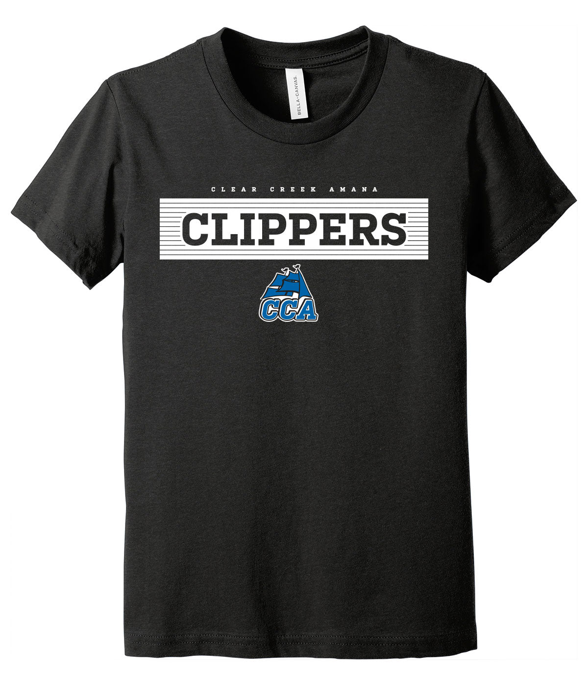 Clippers Stripe Softstlye Youth Tee