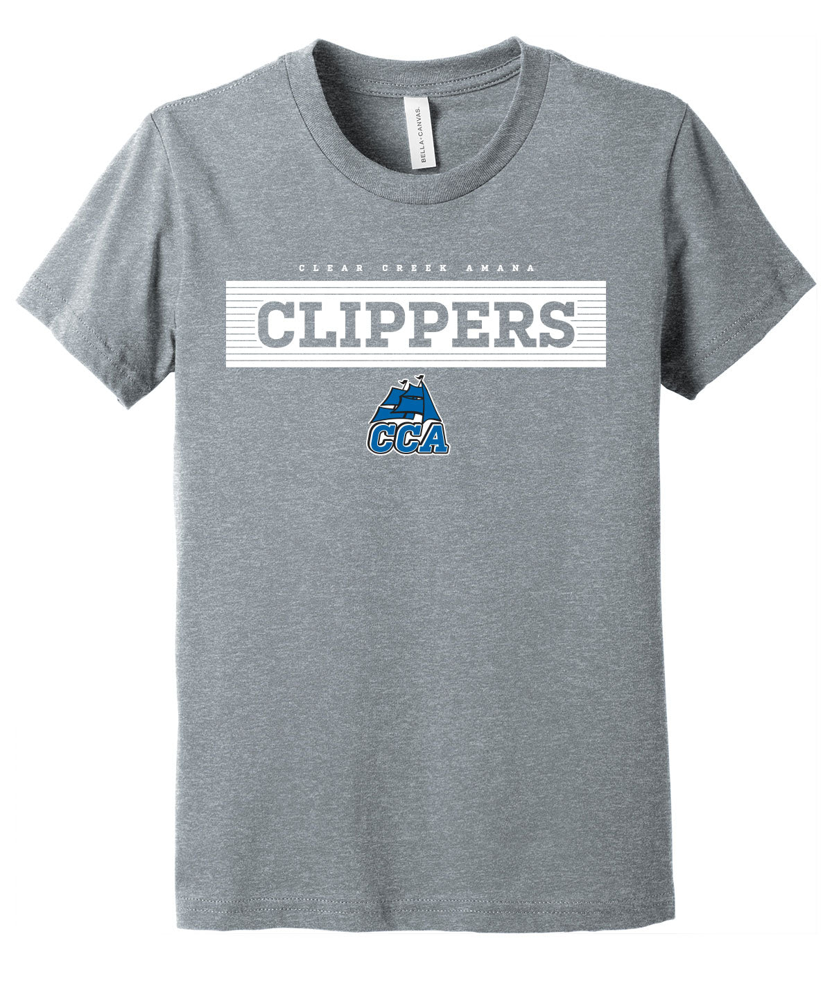 Clippers Stripe Softstlye Youth Tee