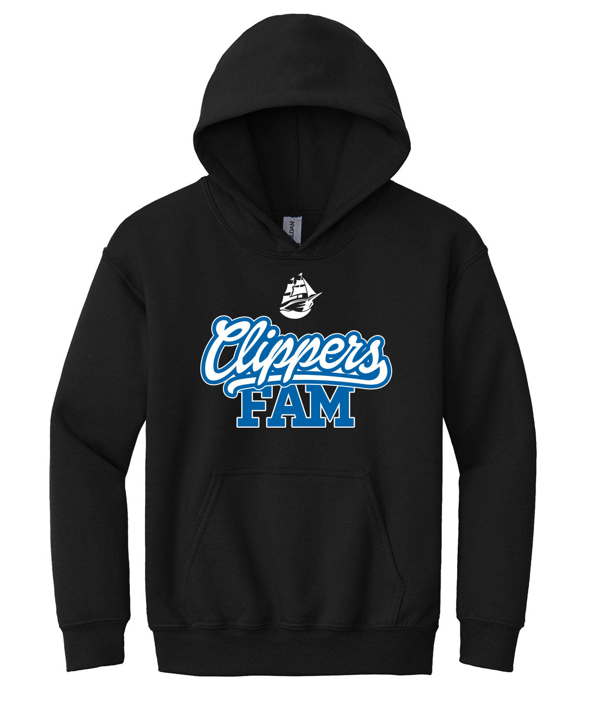 Clippers Fam Youth Hooded Sweatshirt