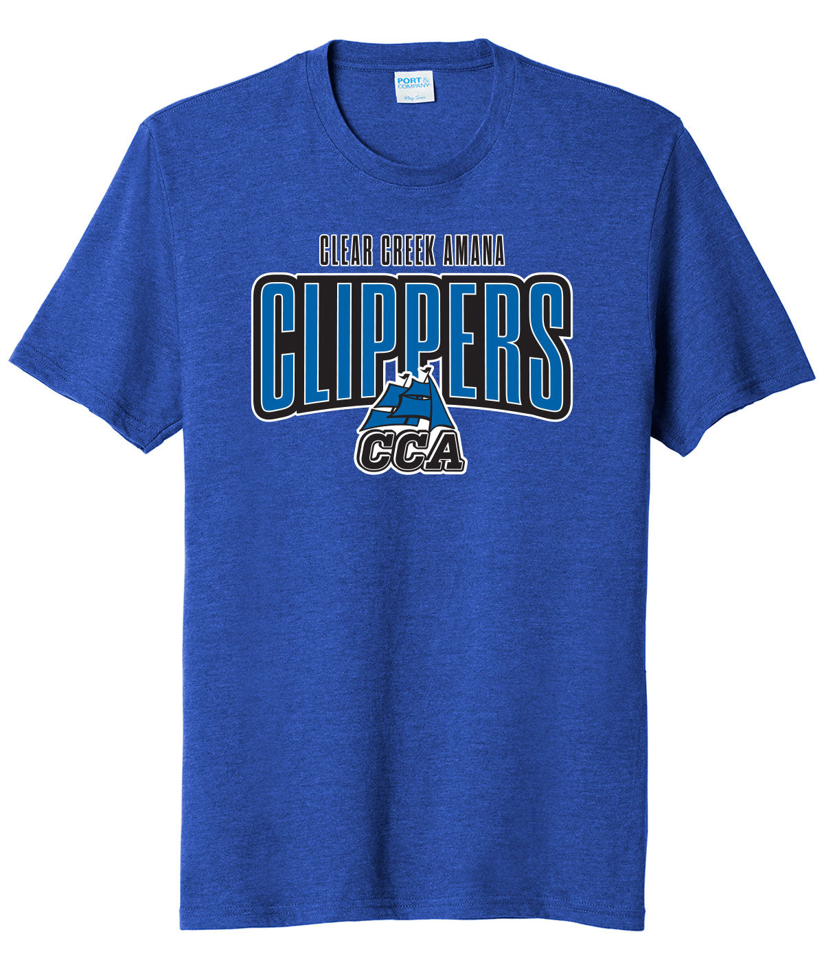 CCA Clippers Arc Tri-Blend Tee