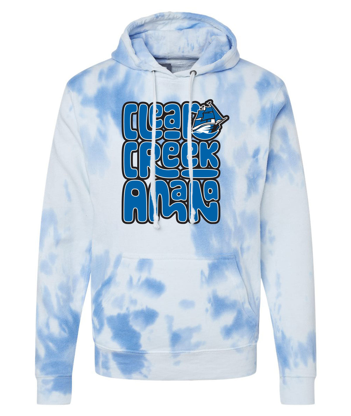 CCA Clippers Graffiti Tie-Dye Hoodie