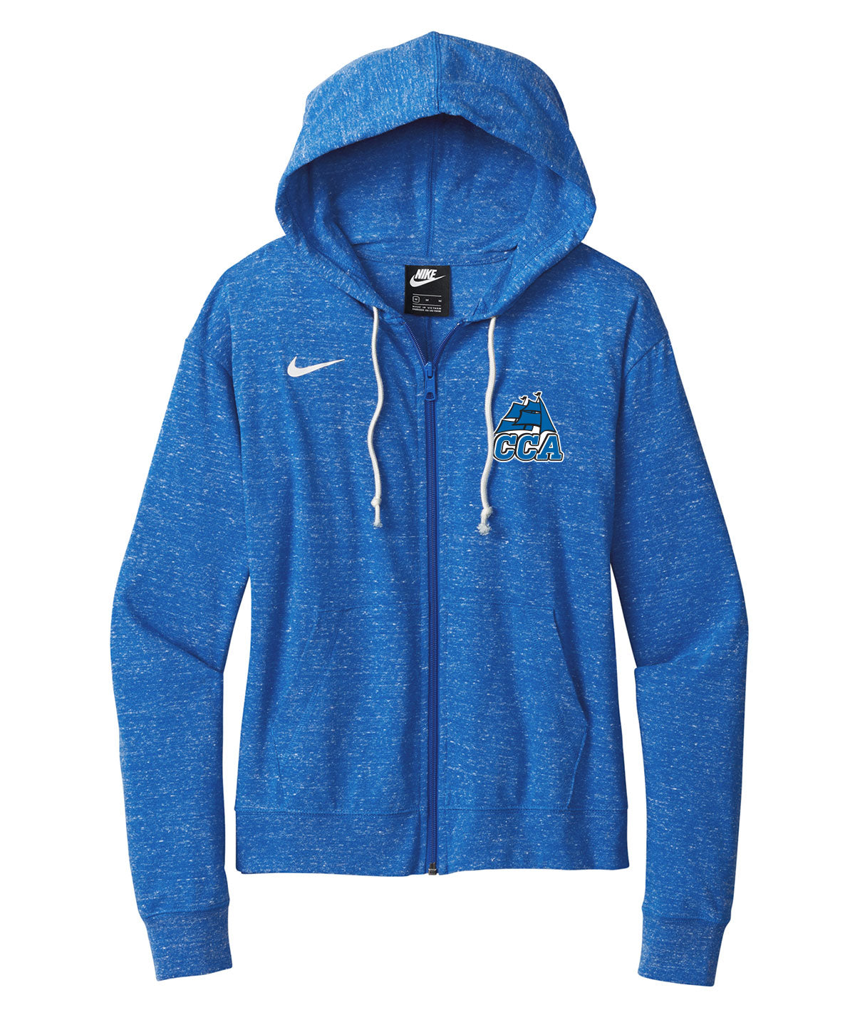 CCA Clippers Womens Nike Gym Vintage Full-Zip Hoodie