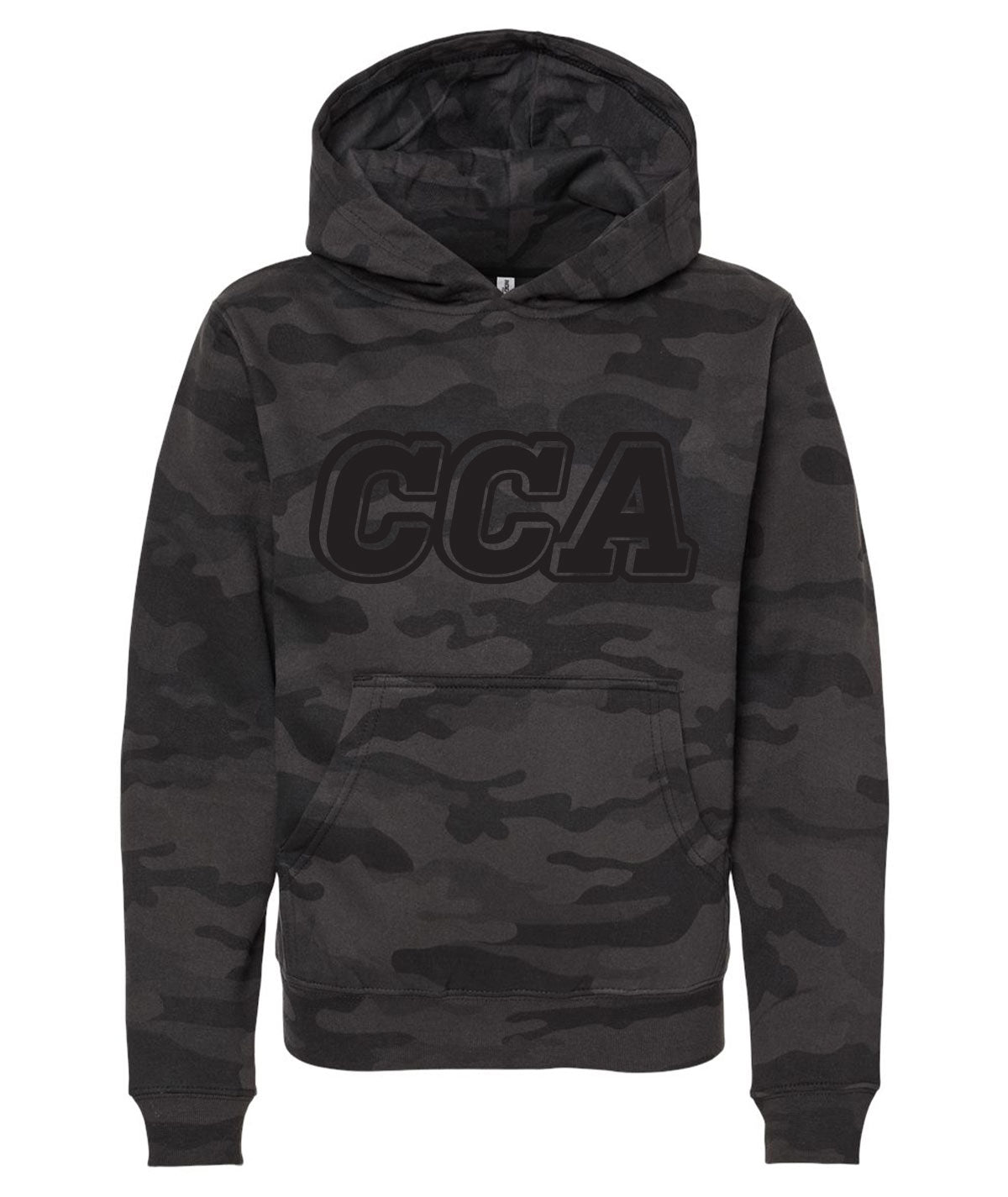 CCA Lettermark Youth Camo Hooded Sweatshirt