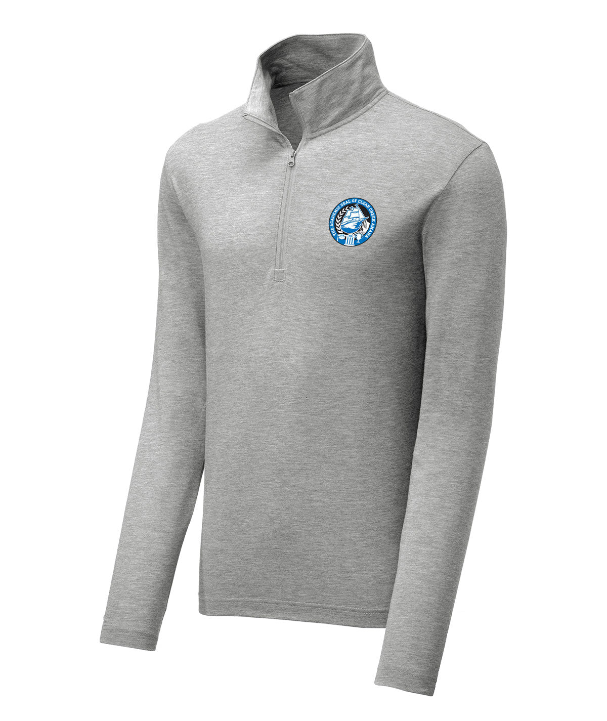 District Mens 1/4 Zip Tri-Blend Pullover